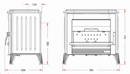 SOBA FONTA MODENA 10-15KW - ROSU [1]