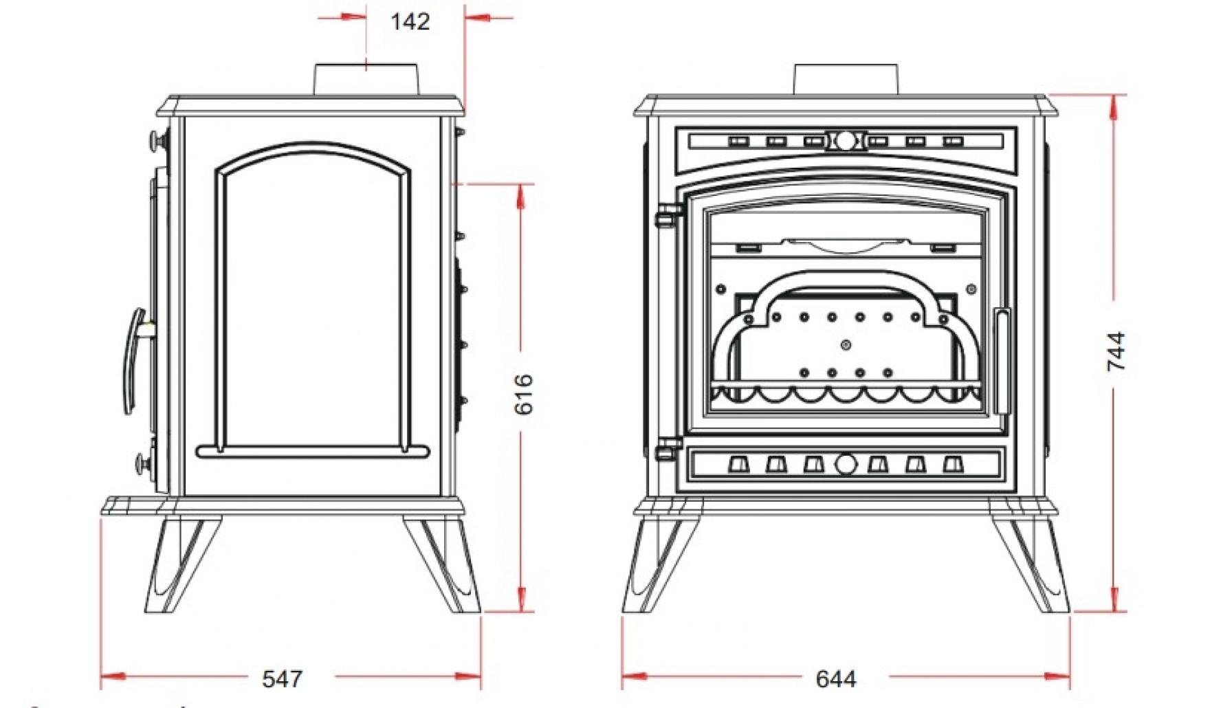 Soba fonta Altea 8 kW [2]