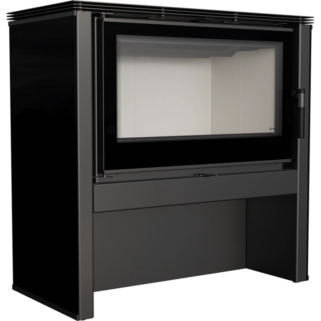 SEMINEE SI SOBE PE LEMNE - Soba JUNO 12kw - Negru