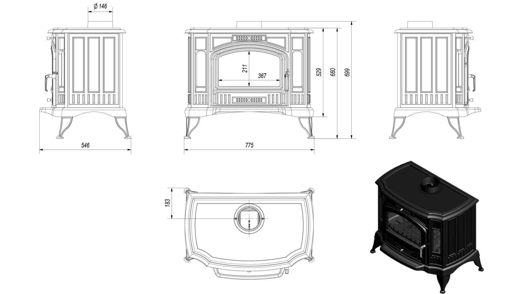 SOBA K9 / 10-13.5KW cu Decor2 [4]