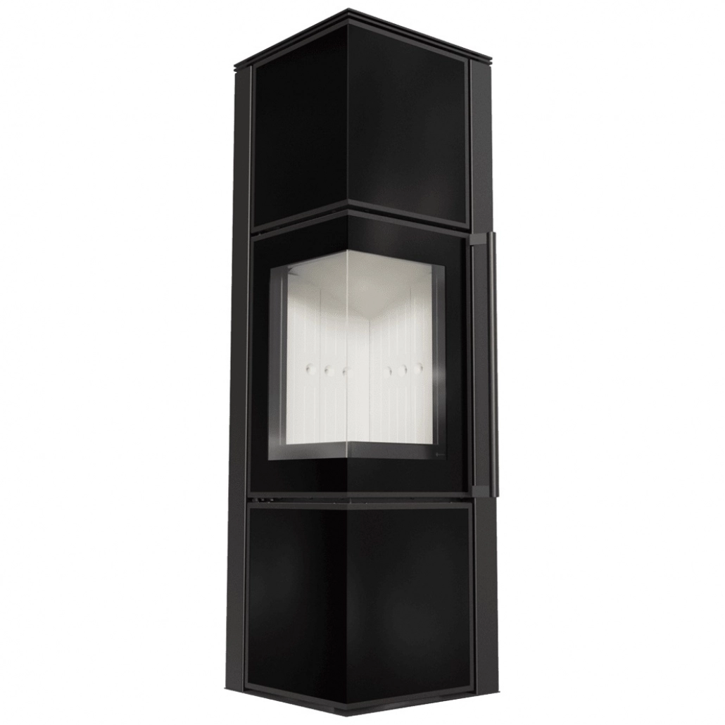 SEMINEE SI SOBE PE LEMNE - Soba Tora 8-11kW - M Negru