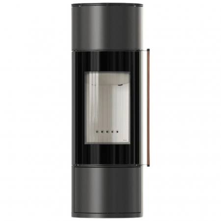 SOBE PE LEMNE PREMIUM - Soba otel AMBLER 7kW - Maner lemn