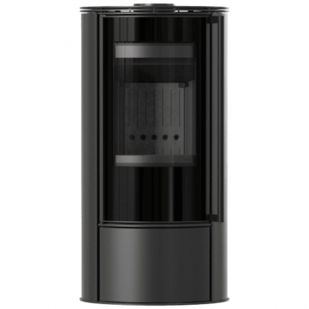 SOBE PE LEMNE PREMIUM - SOBA OTEL ERIK 5.5KW - SAMOTA NEAGRA