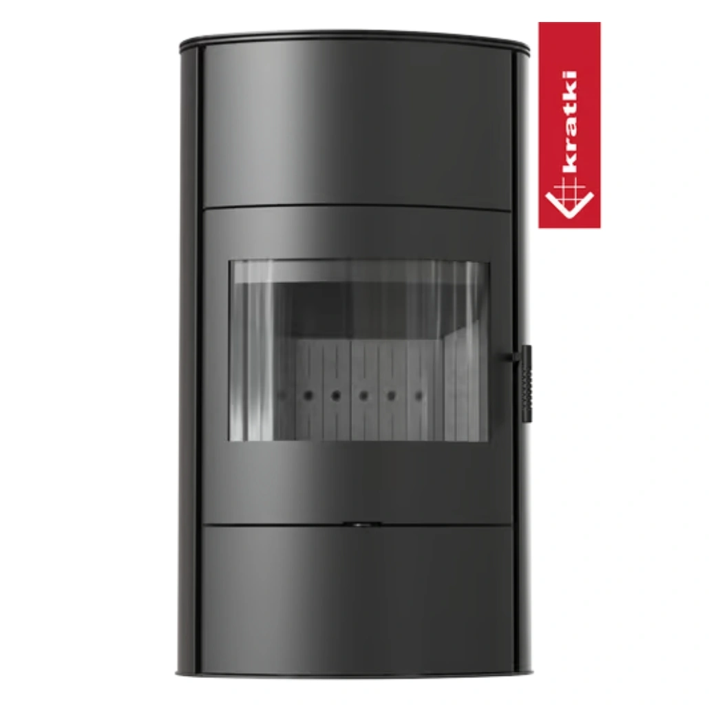 Soba Rollo S2 8kW - Inalta - Samota Neagra + recuperator pe apa [1]