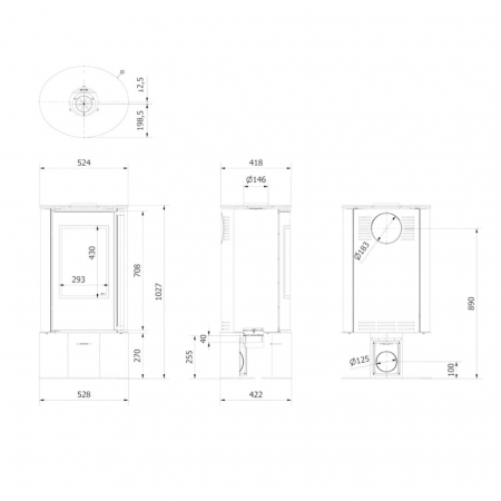 Soba otel Erik N 5.5 kW [6]
