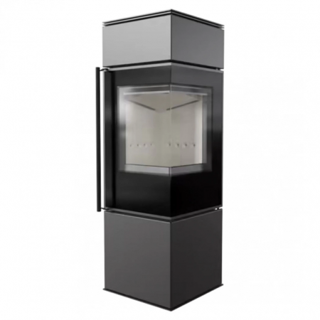 SOBE PE LEMNE PREMIUM - Soba otel Ren S 7kW - sticla dreapta