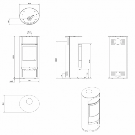 Soba otel Runa 8 kW - Samota Neagra [4]