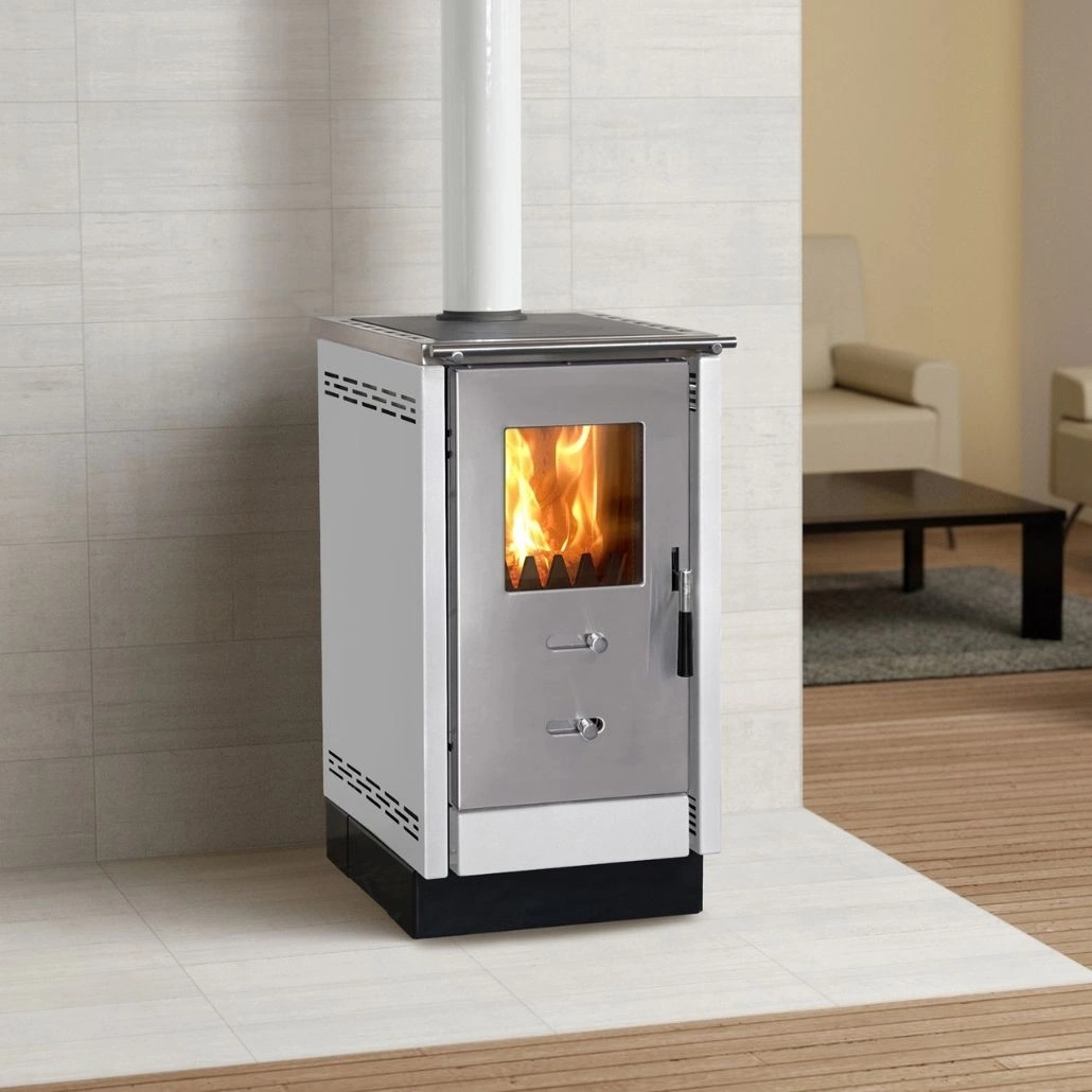 Soba pe lemne - ARIA LUX - Alb [1]