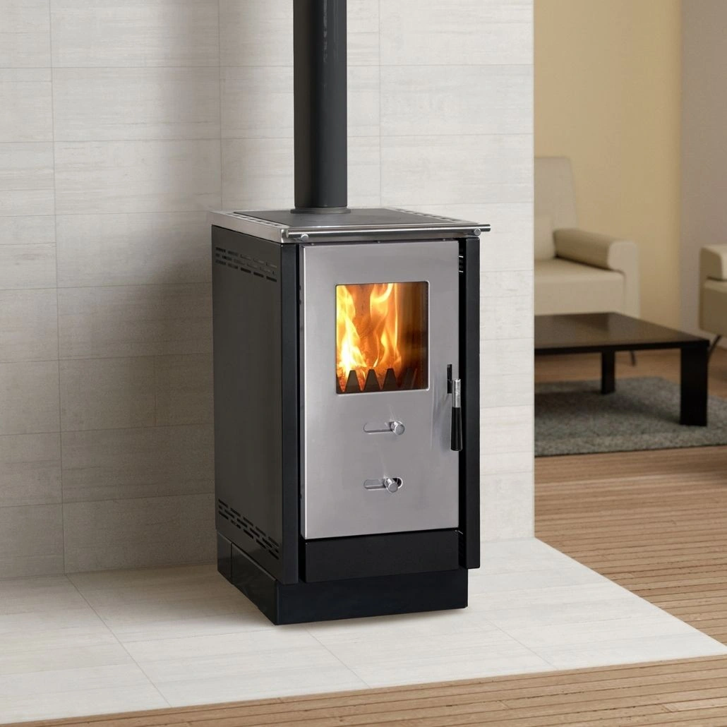 Soba pe lemne - ARIA LUX - Negru [1]