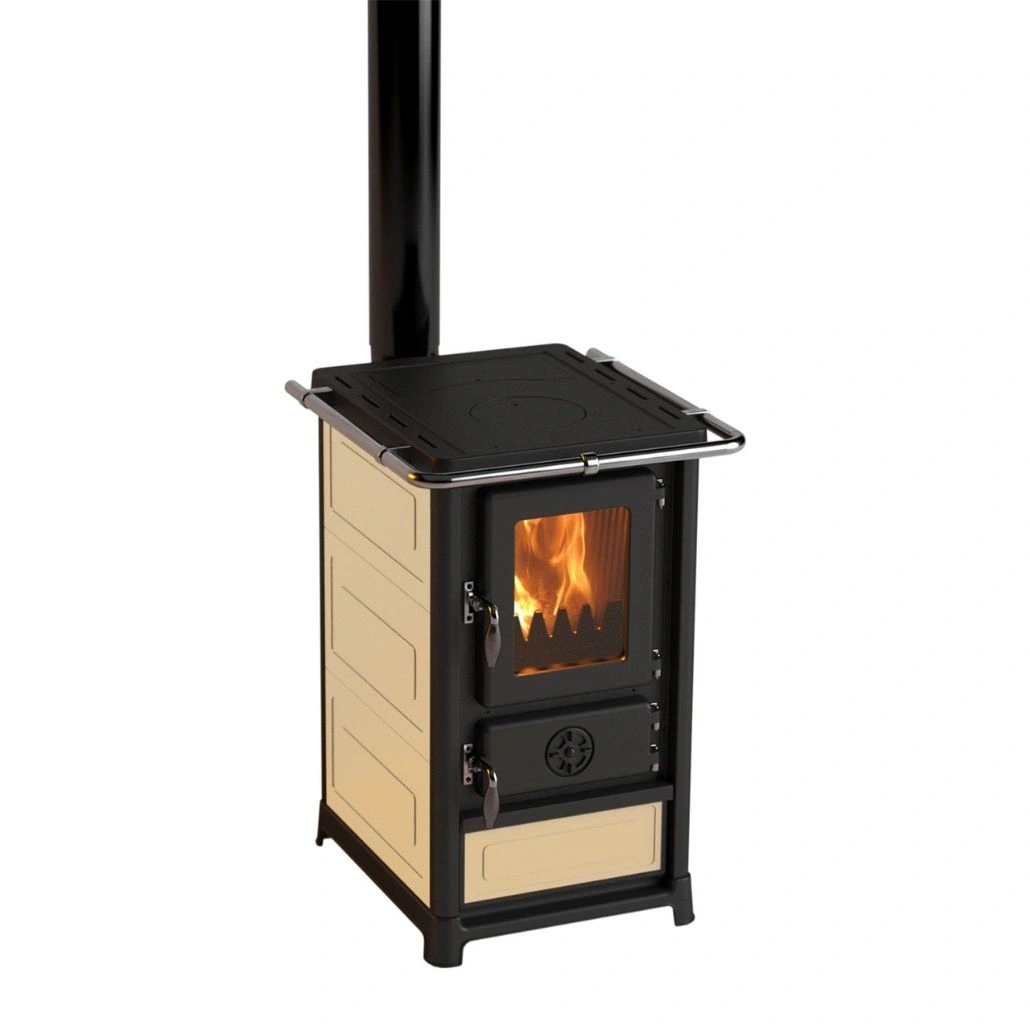 SOBE DE GĂTIT PE LEMNE - Soba pe lemne - OLYMP II - Crem