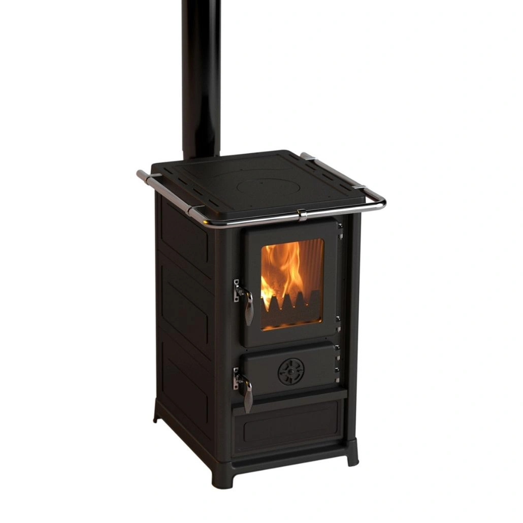 SOBE DE GĂTIT PE LEMNE - Soba pe lemne - OLYMP II - Negru