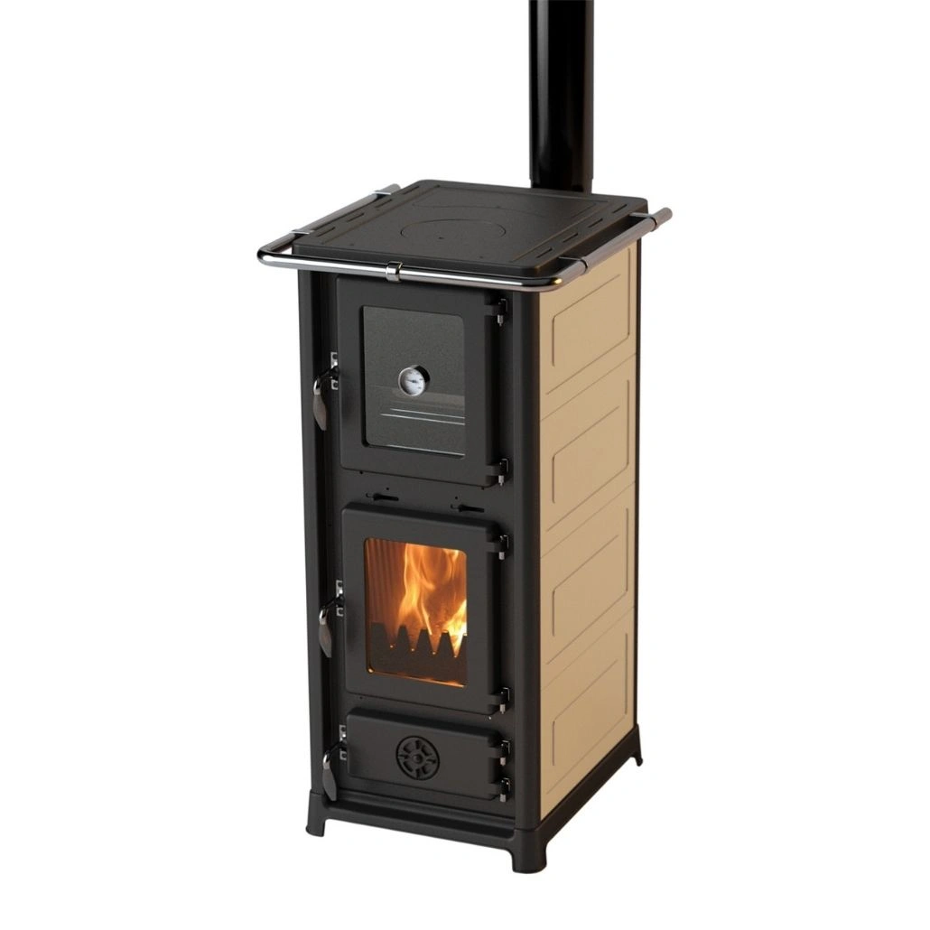 SOBE DE GĂTIT PE LEMNE - Soba pe lemne - OLYMPIA II - Crem