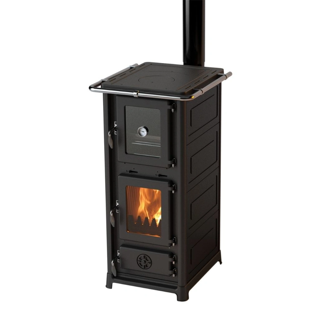 SOBE DE GĂTIT PE LEMNE - Soba pe lemne - OLYMPIA II - Negru