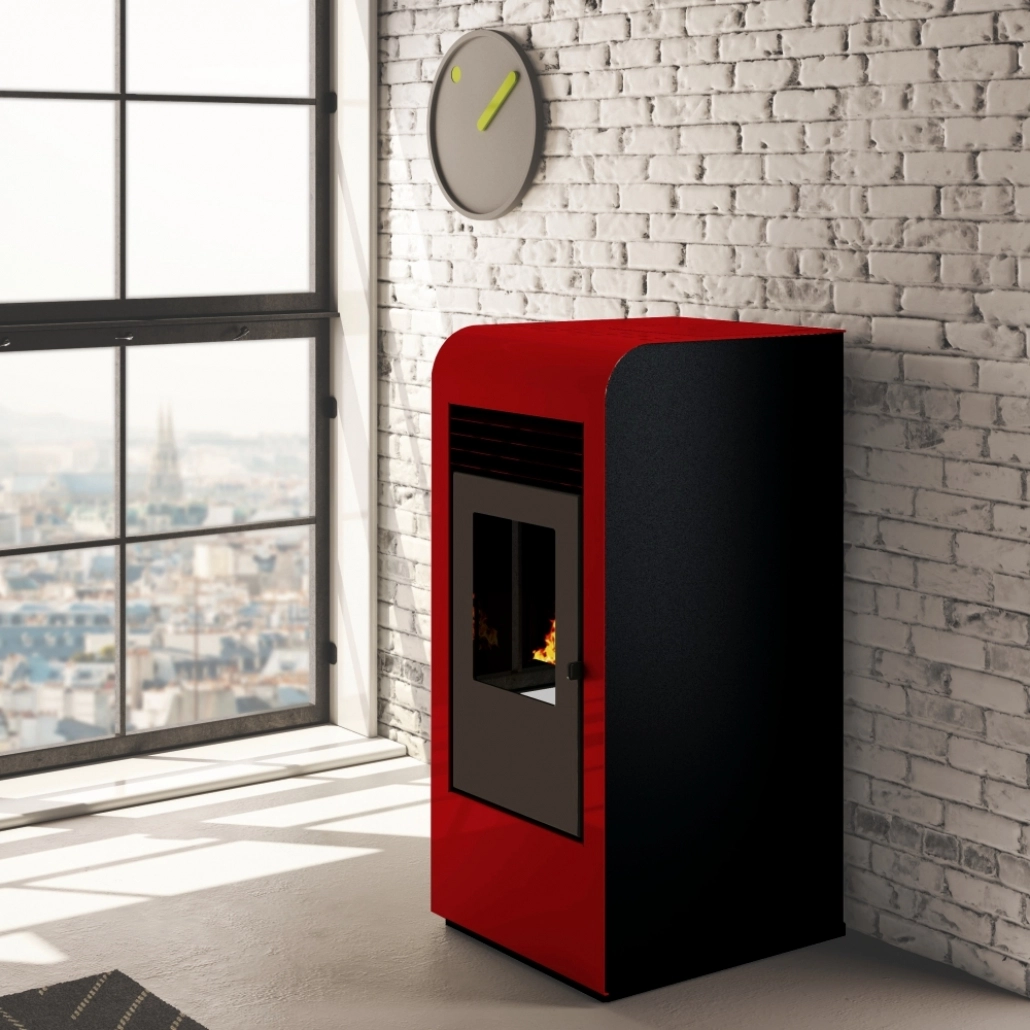 CENTRALE, SOBE & ȘEMINEE PE PELEȚI - SOBA PE PELETI 9,5KW - GIADA BLOOD