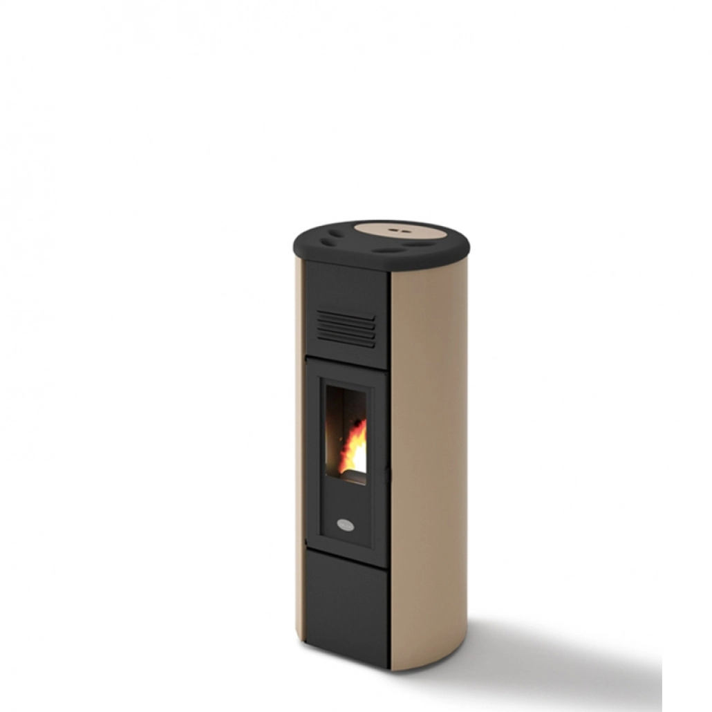 CENTRALE, SOBE & ȘEMINEE PE PELEȚI - SOBA PE PELETI HEIDI 6KW - TORTORA