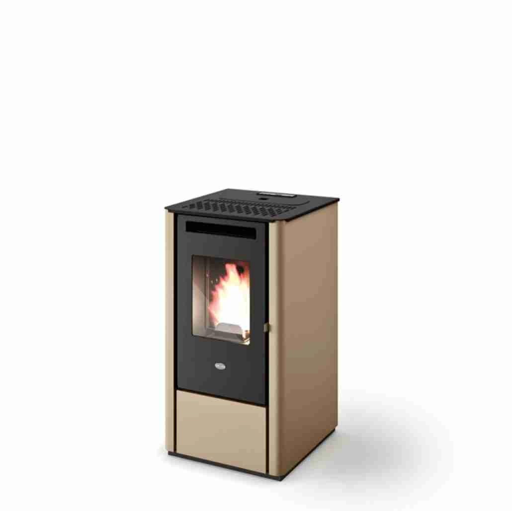 SOBE ȘI TERMOSOBE PE PELETI - SOBA PELETI 9.5KW - KALI TORTORA