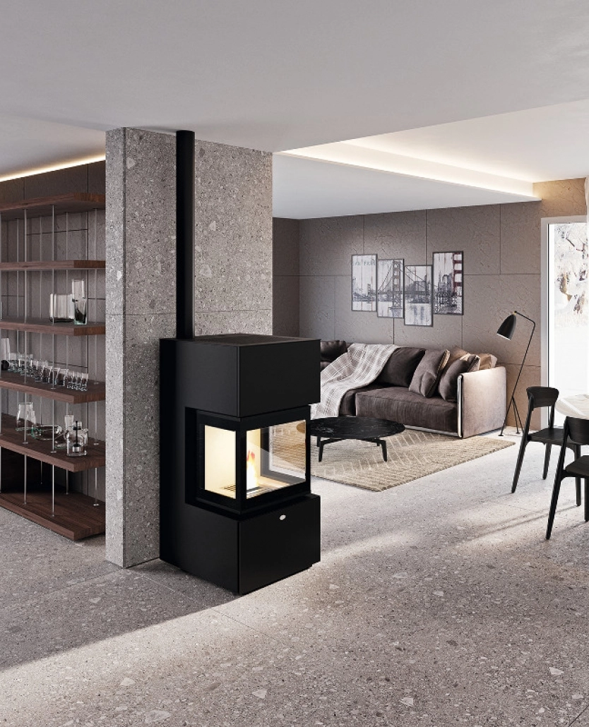 SEMINEU COMPLET 9KW PELETI RVC10 - 2 Ventilatoare [1]