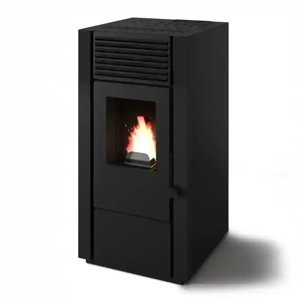 SOBE ȘI TERMOSOBE PE PELETI - SOBA PELETI 9,2KW - MARISA NEGRU - 2 VENTILATOARE