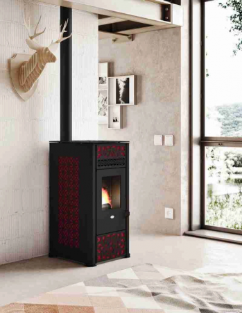 SOBA PELETI 9.5KW - LUCILLA NERO [1]
