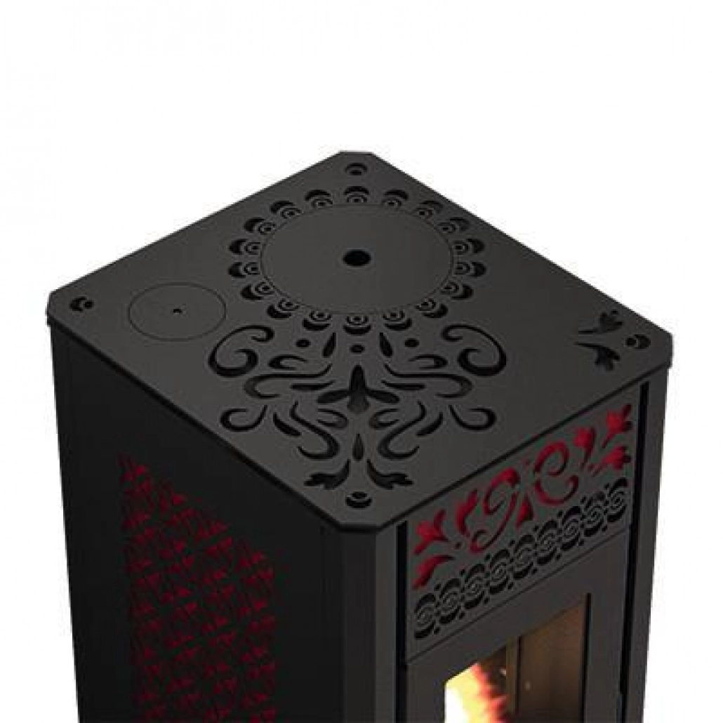 SOBA PELETI 9.5KW - LUCILLA ROSSO [2]