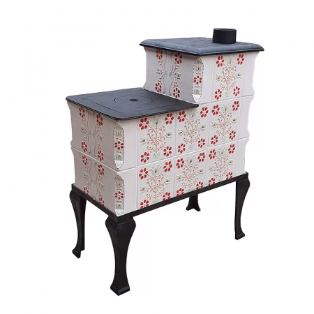 Soba portabila bucatarie IZA, alb pictat, model Sieben [3]