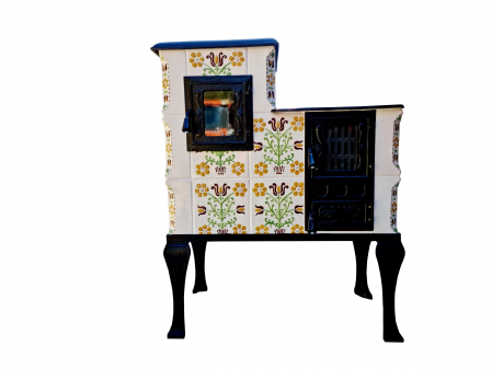 SOBE MOBILE TERACOTĂ - Soba portabila bucatarie, Iza, model placa Sieben verde