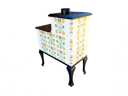 Soba portabila bucatarie, Iza, model placa Sieben verde [3]