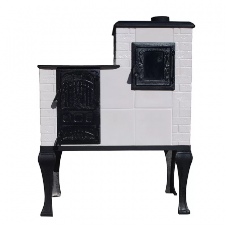 SOBE MOBILE TERACOTĂ - Soba portabila bucătarie, IZA – placa ZID Alb