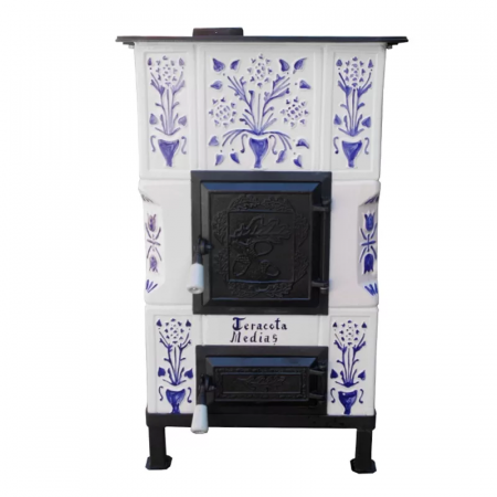 SOBE MOBILE TERACOTĂ - Soba portabila bucatarie, PRACTIC, model placă Castel