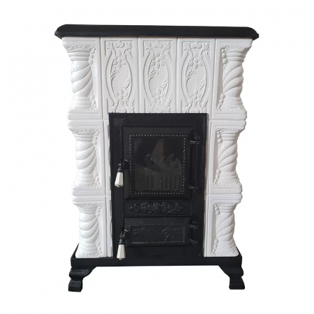 SOBE MOBILE TERACOTĂ - Soba portabila, HONTERIUS, Impletit Narcisa alb