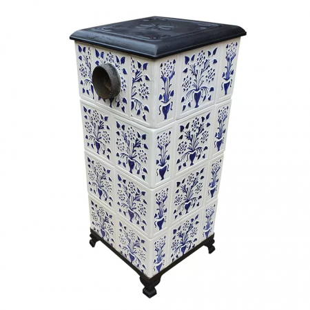 Soba portabila, MEDIAS, Castel pictata cu albastru [2]