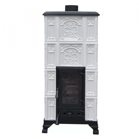 SOBE MOBILE TERACOTĂ - Soba portabila, MEDIAS, model Floare de Colț Alb