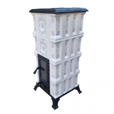 Soba portabila, MEDIAS, model Placa Scoica, Colt Nero-Lalea Mica [2]