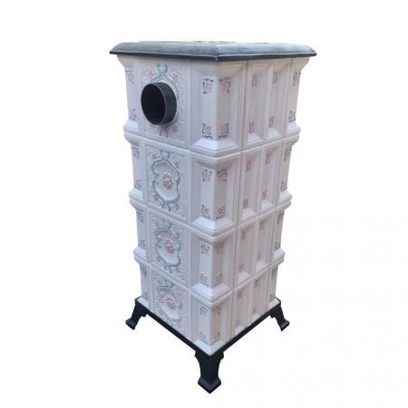 Soba portabila, MEDIAS, model Placa Scoica, Colt Nero-Lalea Mica [4]