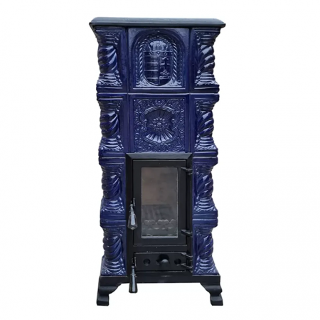 SOBE MOBILE TERACOTĂ - Soba portabila, MEDIAS, model placa scoica, culoare cobalt