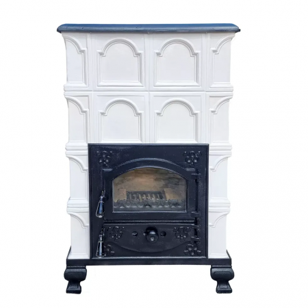 SOBE MOBILE TERACOTĂ - Soba portabila, ROMANE, model Bolta Alba