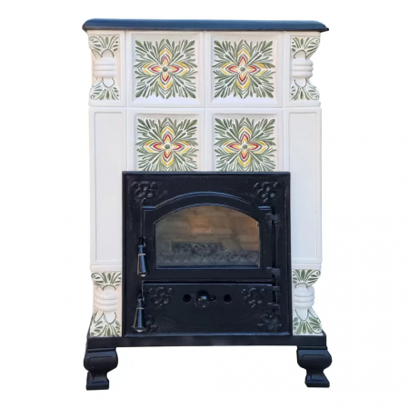 SOBE MOBILE TERACOTĂ - Soba portabila, ROMANE, model Frunze Mari