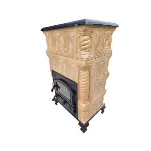 Soba portabila, ROMANE, model Narcisa, Ocru [2]