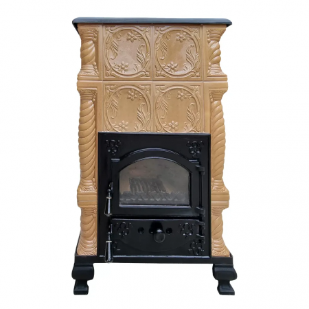 SOBE MOBILE TERACOTĂ - Soba portabila, ROMANE, model Narcisa, Ocru