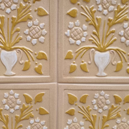 Soba portabila, ROMANE, model placa Castel, incolor pictat [4]