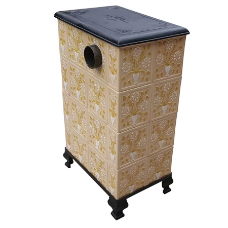 Soba portabila, ROMANE, model placa Castel, incolor pictat [3]