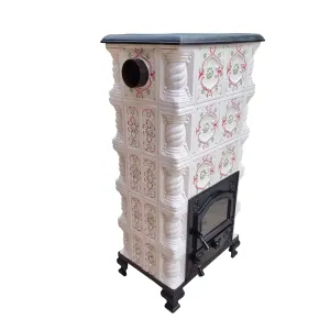 Soba portabila, ROMANE, model Scoica rosu-verde, 5 rânduri [1]