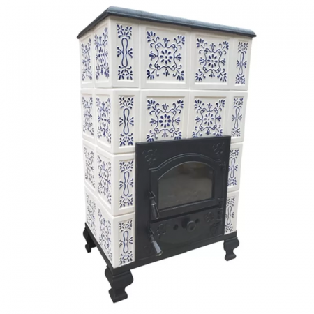 SOBE MOBILE TERACOTĂ - Soba portabila, ROMANE, model Transilvania, albastru