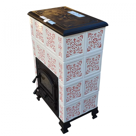 Soba portabila, ROMANE, model Transilvania pictata cu rosu [1]