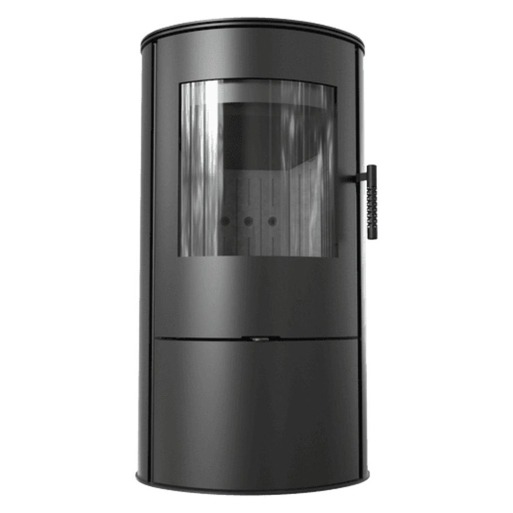 SEMINEE SI SOBE PE LEMNE - Soba Rollo 7 kW - Samota Neagra