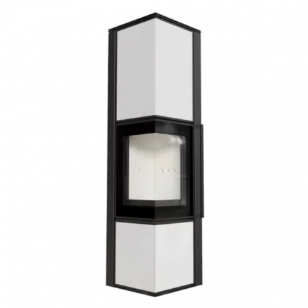 SEMINEE SI SOBE PE LEMNE - Soba Tora L 8-11kW - Panou alb de sticla