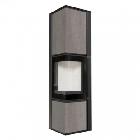 SEMINEE SI SOBE PE LEMNE - Soba Tora L 8-11kW SAVOIA GRIGIA - cuarz sinterizat