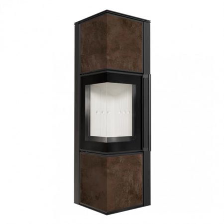 SEMINEE SI SOBE PE LEMNE - Soba Tora M 8-11kW OXIDE MORO - cuarz sinterizat