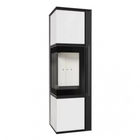 Soba Tora M 8-11kW - Panou alb de sticla [3]