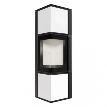 SEMINEE SI SOBE PE LEMNE - Soba Tora M 8-11kW - Panou alb de sticla